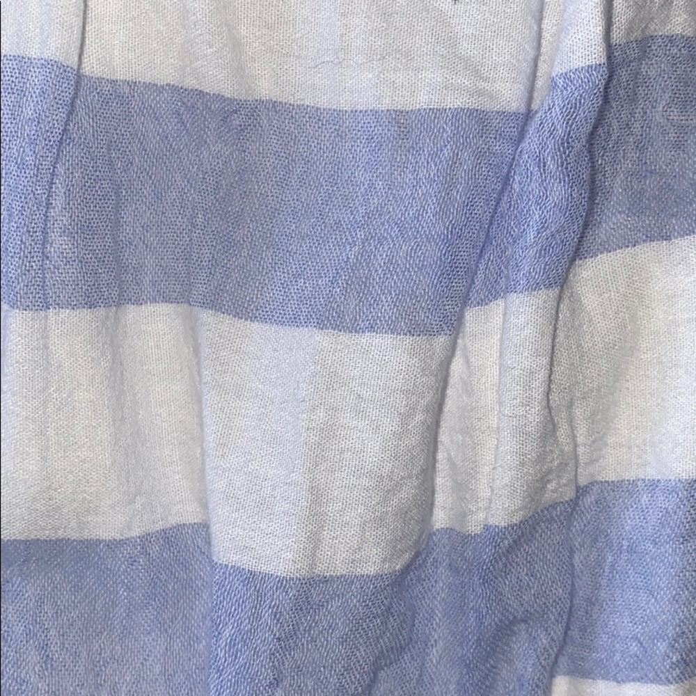 Nautical Blue and White Striped Midi Dress - Picture 11 of 11